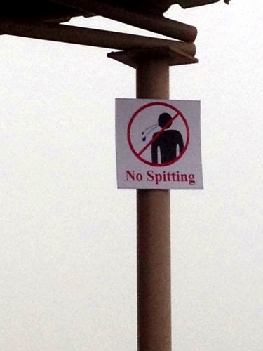 No spitting? No fun